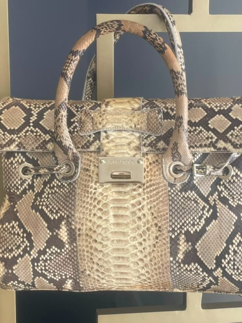 Jimmy Choo BEAUTIFUL Classic & rare snakeskin